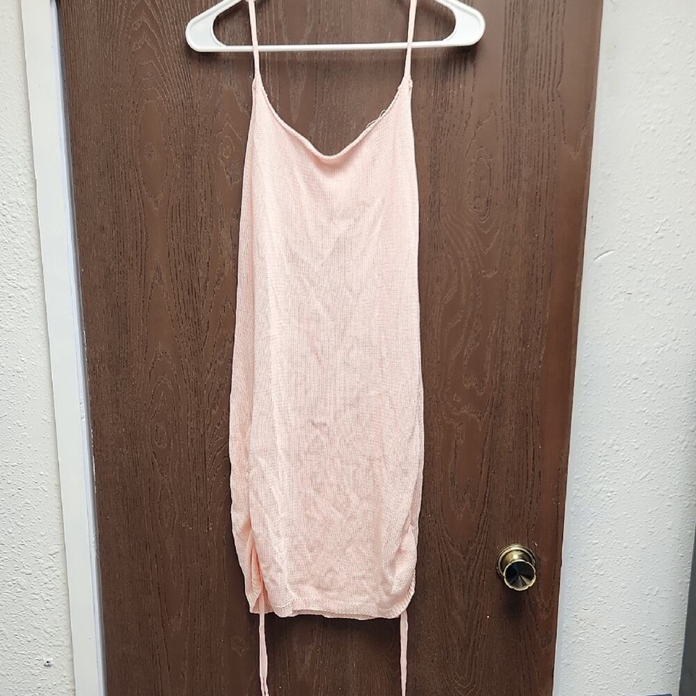 Elegant Pink Midi Dress